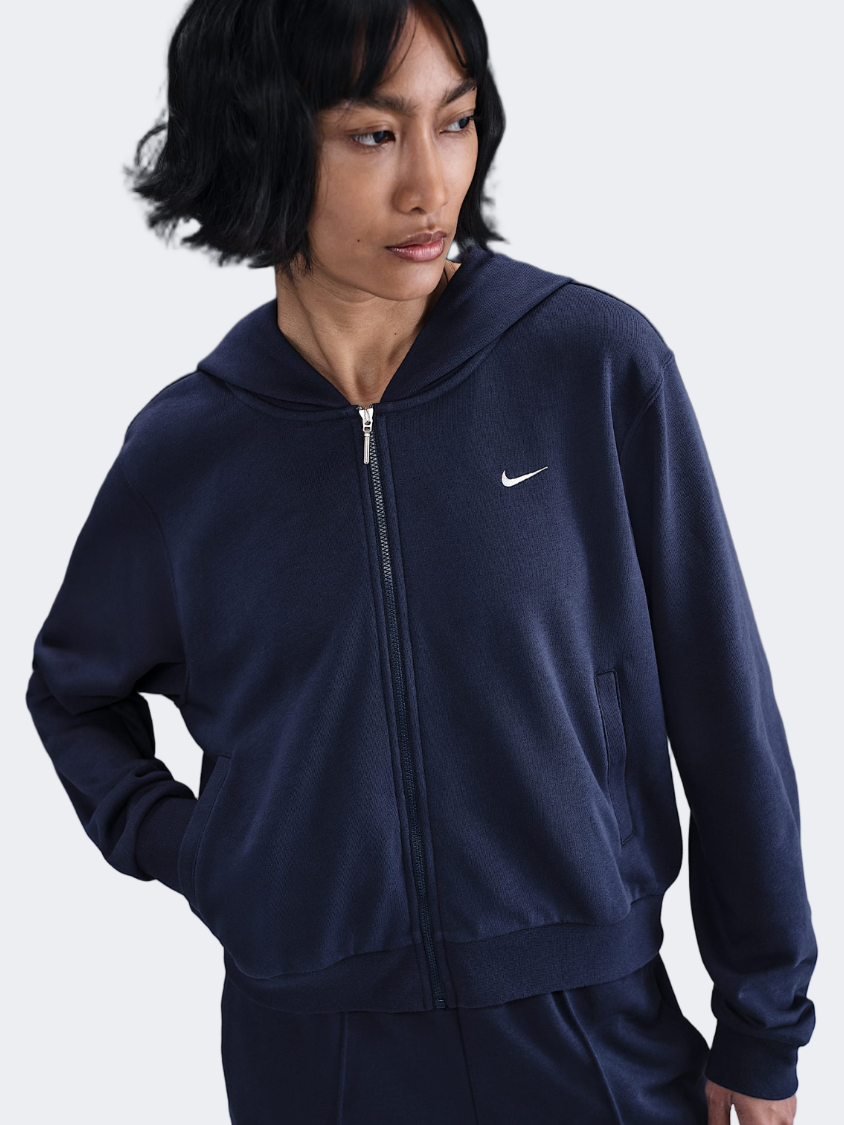 Nike Sportswear Chill Terry Women Lifestyle Hoody Midnight Navy/Sail