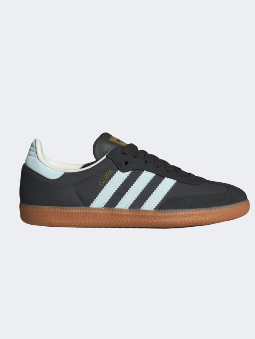 Adidas Samba Og Women Original Shoes Carbon/Almost Blue – MikeSport Lebanon