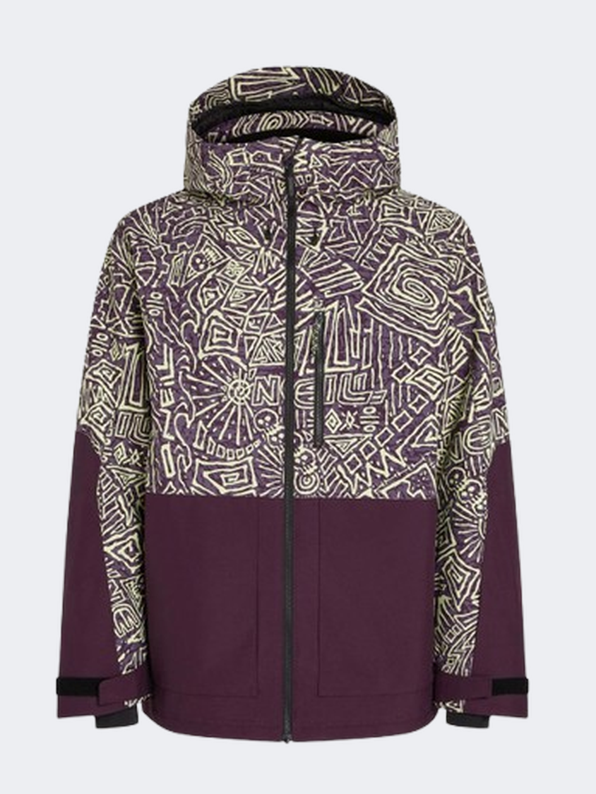 ONeill Originals Block Men Skiing Jacket Dark Purple Sketche