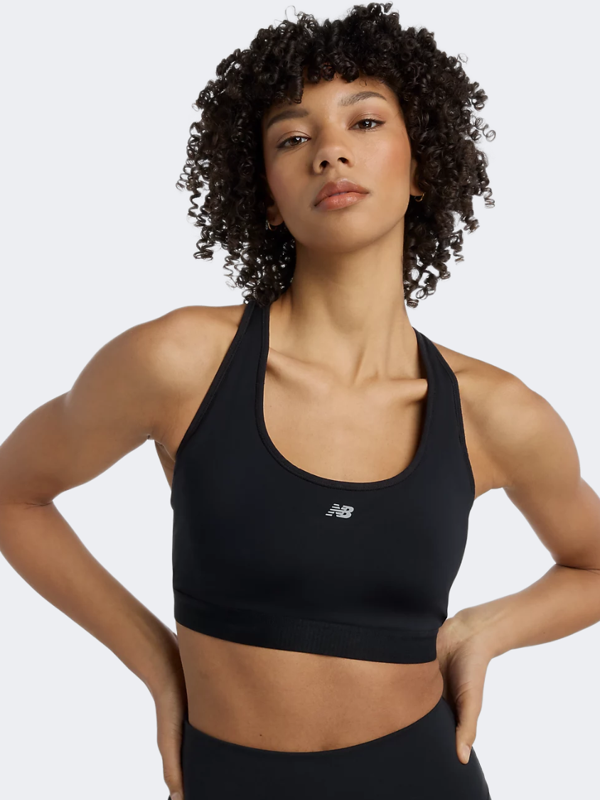 New Balance Essential Run Women Performance Bra Black