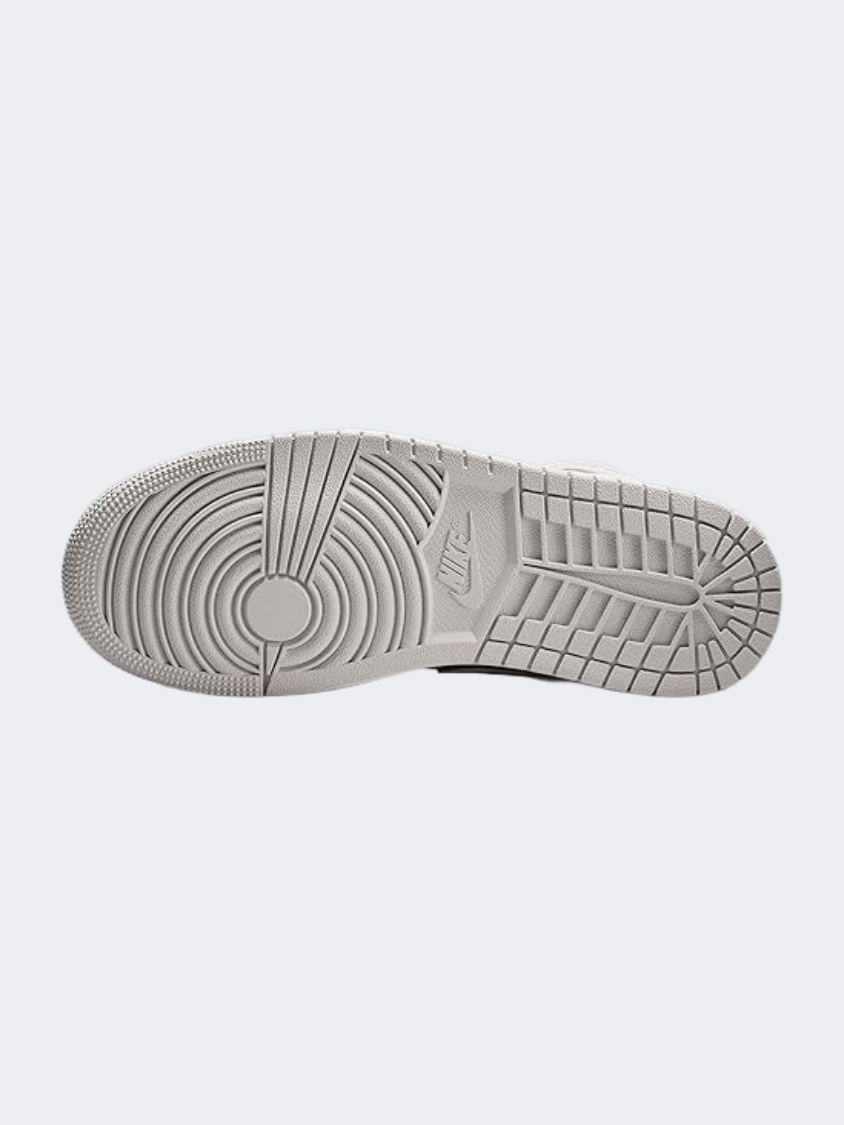 Nike Air Jordan 1 Mid Women Lifestyle Shoes Photon Dust/Grey
