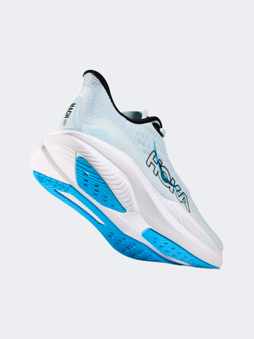 Hoka Mach 6 Women Running Shoes Tundra Blue