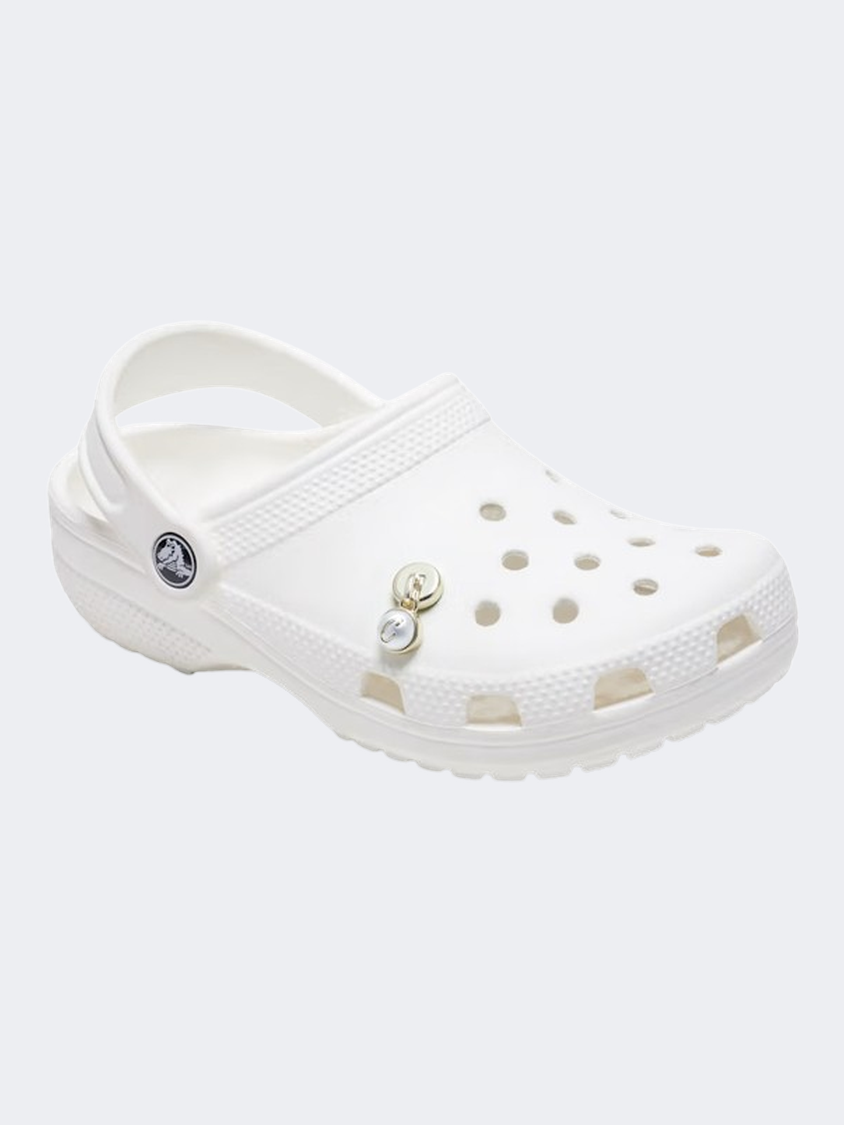 Crocs Pearl C Dangle Gem Unisex Lifestyle Pins Gold/Grey