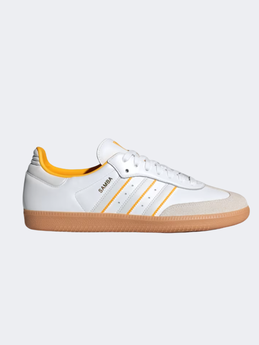 Adidas Samba Og Men Original Shoes White/Crew Yellow – MikeSport Lebanon