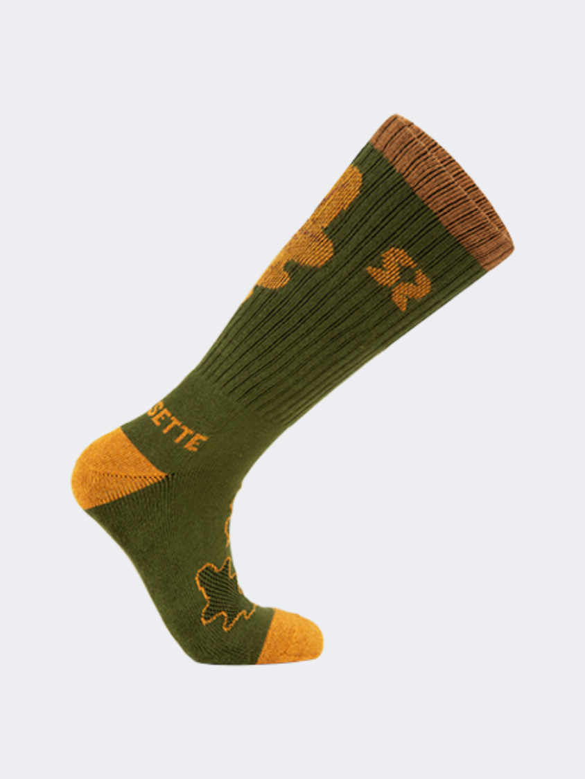 Socksette Leaves Women Lifestyle Sock Orange/Khaki