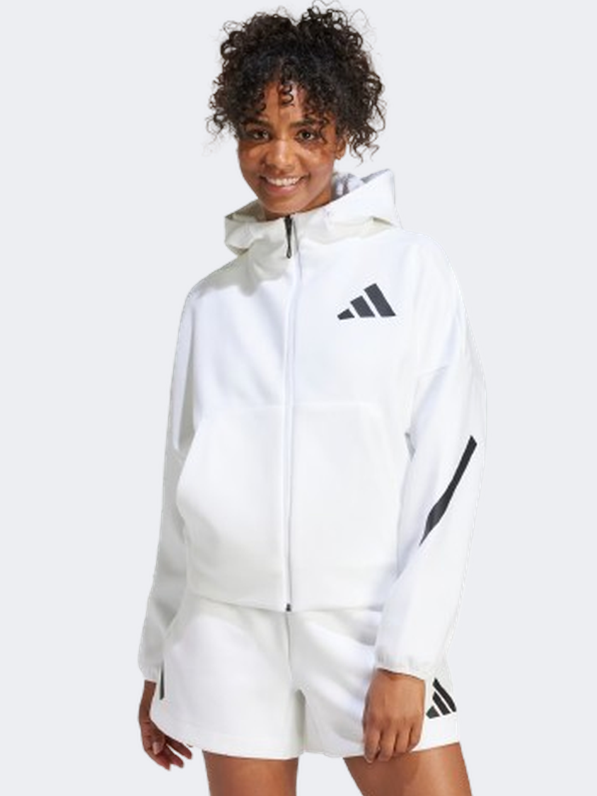 Adidas Zne Women Sportswear Hoody White MikeSport Lebanon