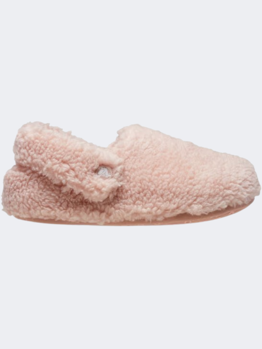 Crocs Classic Cozzzy Kids Lifestyle Slippers Pink Clay