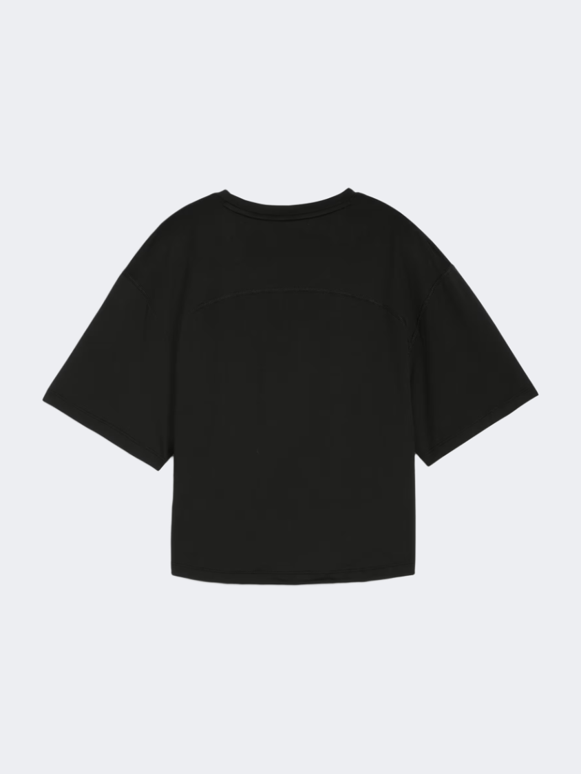 Puma Cloudspun Relaxed Women Training T-Shirt Black