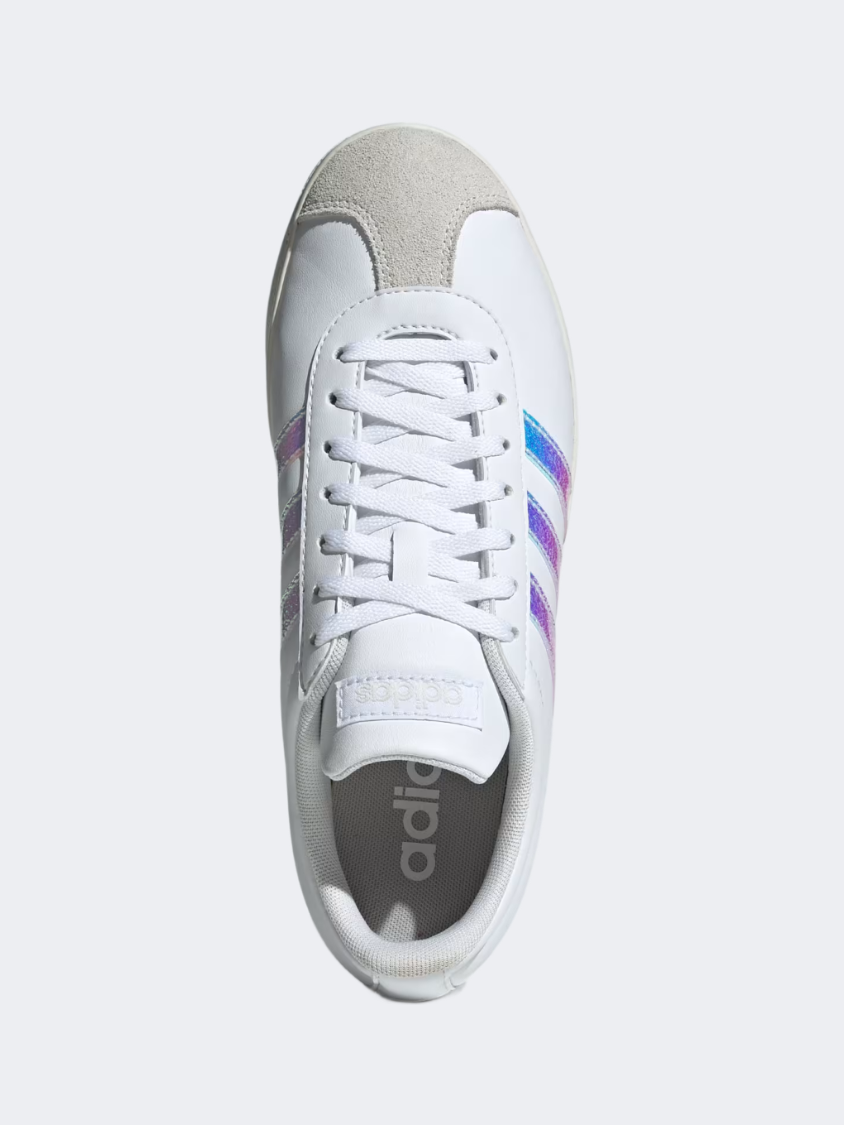 Adidas Vl Court Base Tennis Women Sportswear Shoes White/Orbit Gray