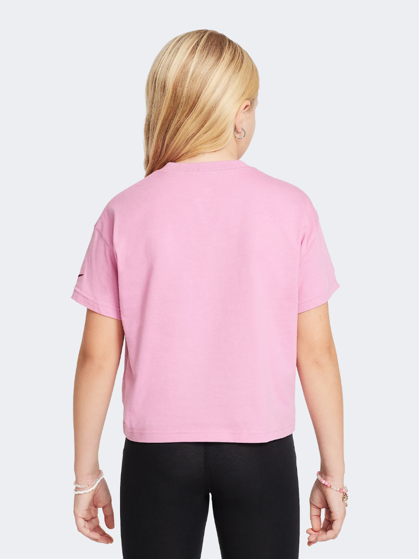 Nike Sportswear Graphic Star Girls Lifestyle T-Shirt Magic Flamingo