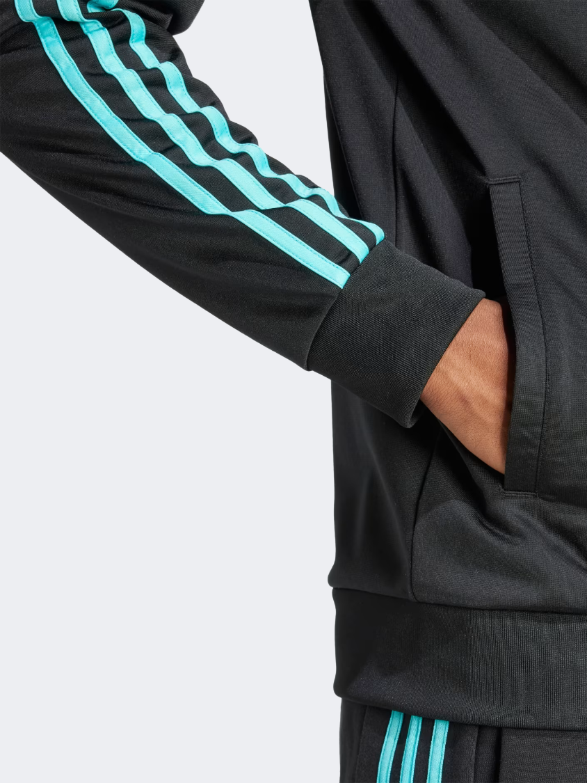 Adidas Mercedes Amg Petronas Formula One Team Dna Men Motor-Sport Track Top Black/White