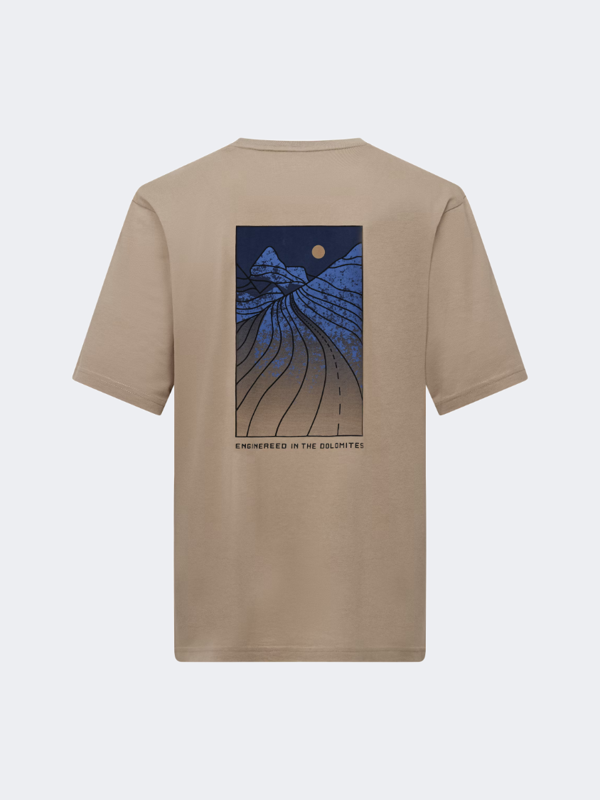 Salewa Eagle Sunset Loose Men Hiking T-Shirt Quicksand