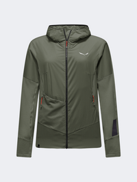 Salewa Pedroc Wind Women Hiking Jacket Faded Green