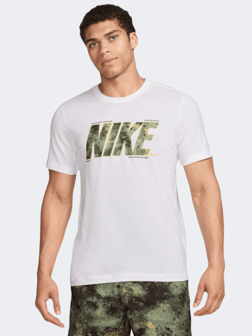 nike training camo t shirt