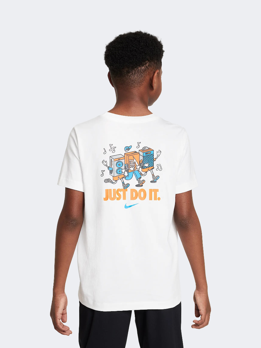 Nike Sportswear Boxy 1 JDI Music Boys Lifestyle T-Shirt White