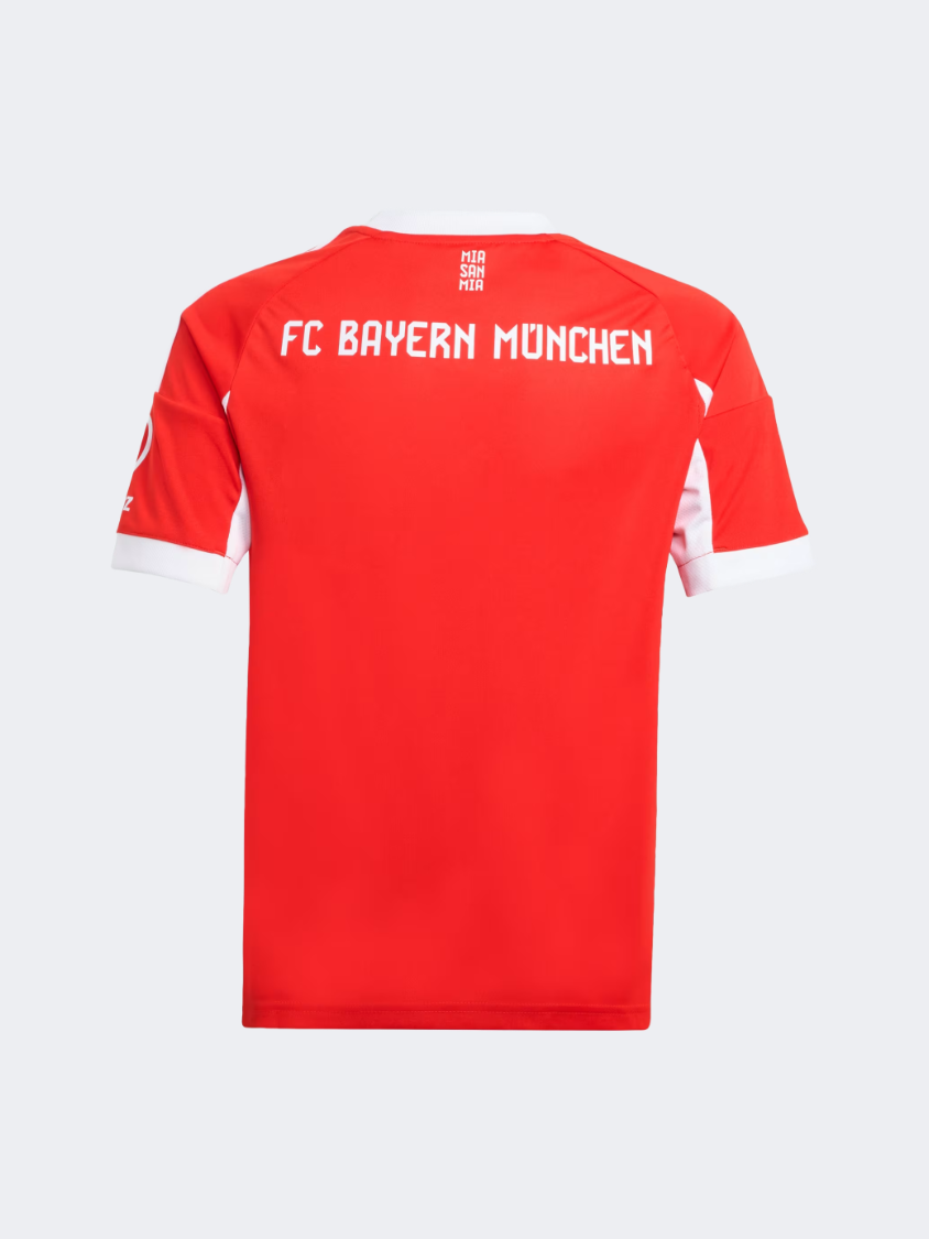 Adidas Fc Bayern 25/26 Home Jersey Kids-Unisex Football T-Shirt Red