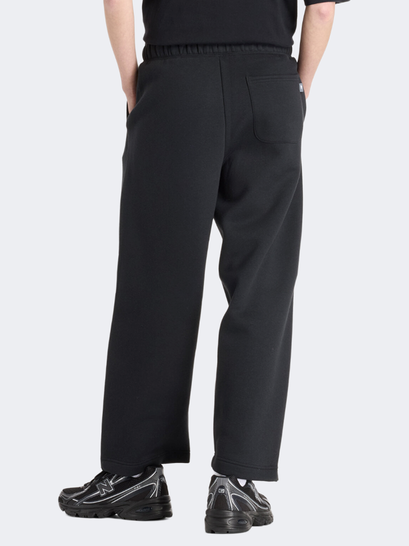 New Balance Linear Heritage Fleece Barrel Leg Women Lifestyle Pant Black