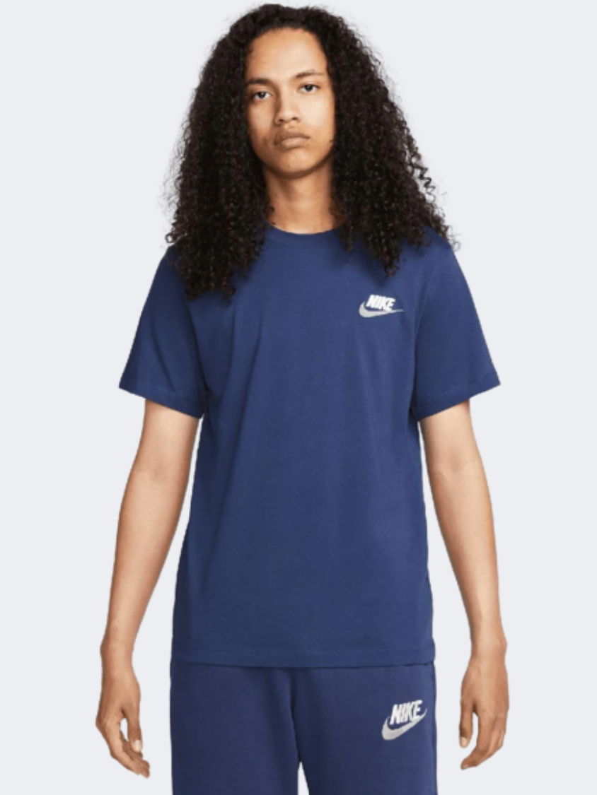 nike club t shirt navy