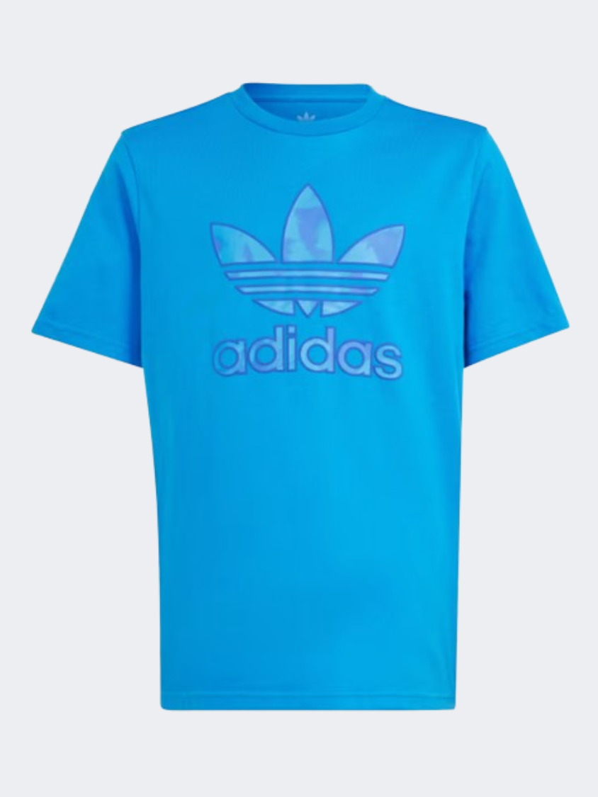Adidas Summer Boys Original T-Shirt Blue Bird – MikeSport Lebanon