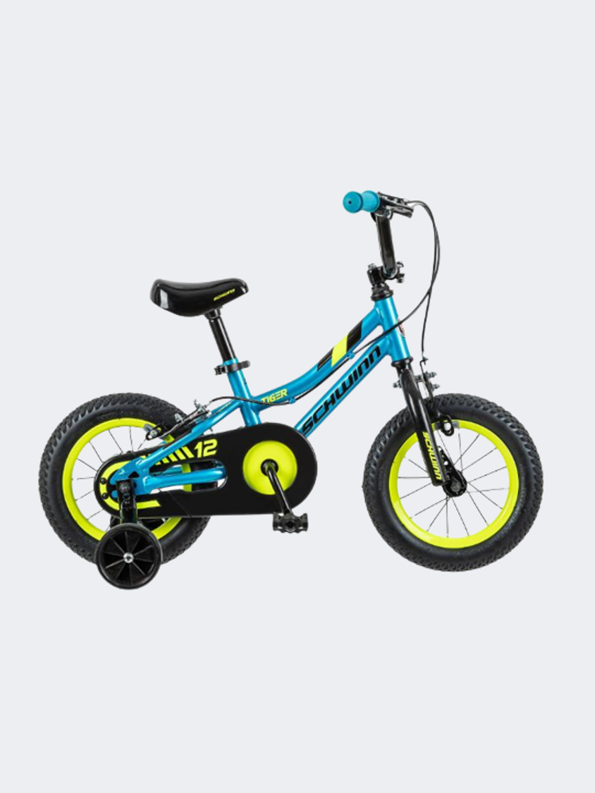 Schwinn Green 14 Inch Bike Schwinn Tiger Kids Bike Blue/Green