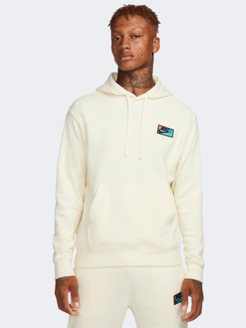 nike sportswear club fleece coconut milk