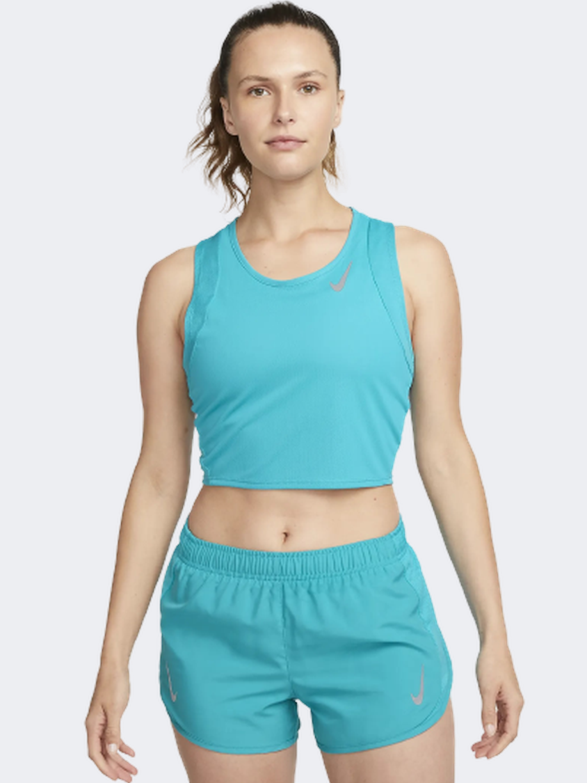 Nike Fast Race Women Running Tank Rapid Teal – MikeSport Lebanon