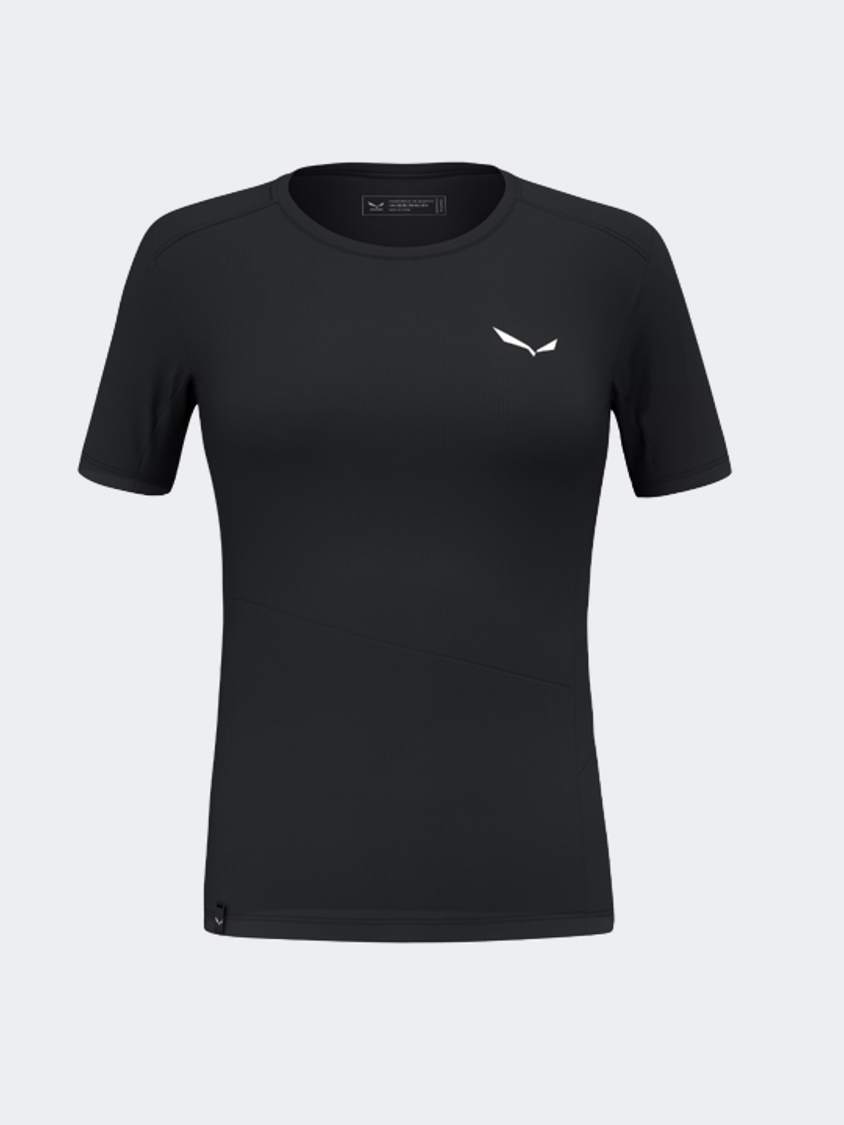 Salewa Puez Sporty Dry Women Hiking T-Shirt Black