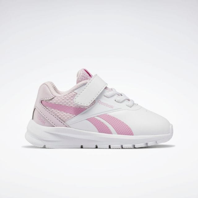 Reebok Rush Runner 2.0 Infant Girls Running Shoes Pink And White