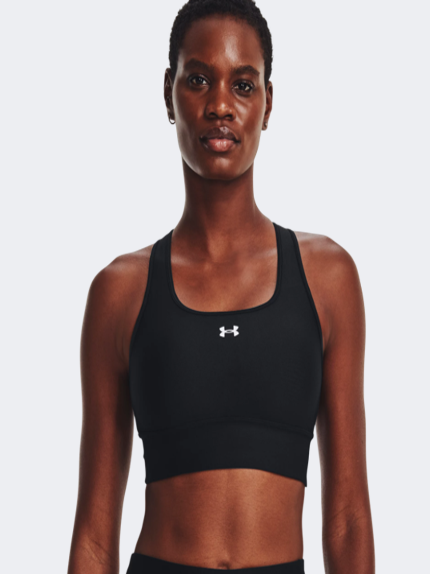 Under Armour INFINITY BRA - Medium support sports bra - taupe  dusk/black/taupe 