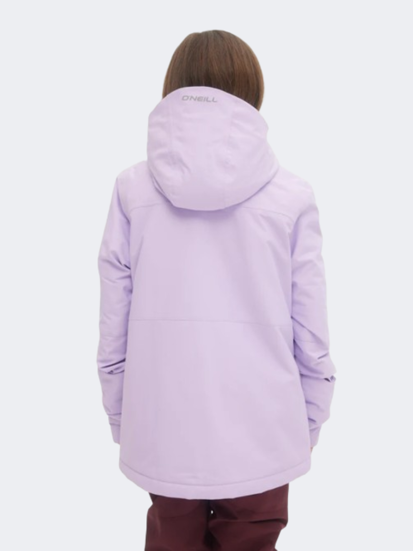 ONeill Lite Girls Skiing Jacket Purple Rose