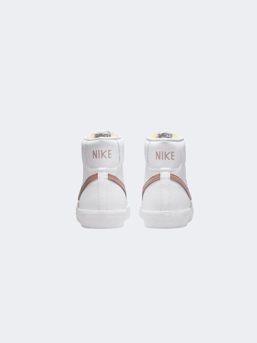 Nike Blazer Mid 1977 Women Lifestyle Shoes White/Peach/Pink