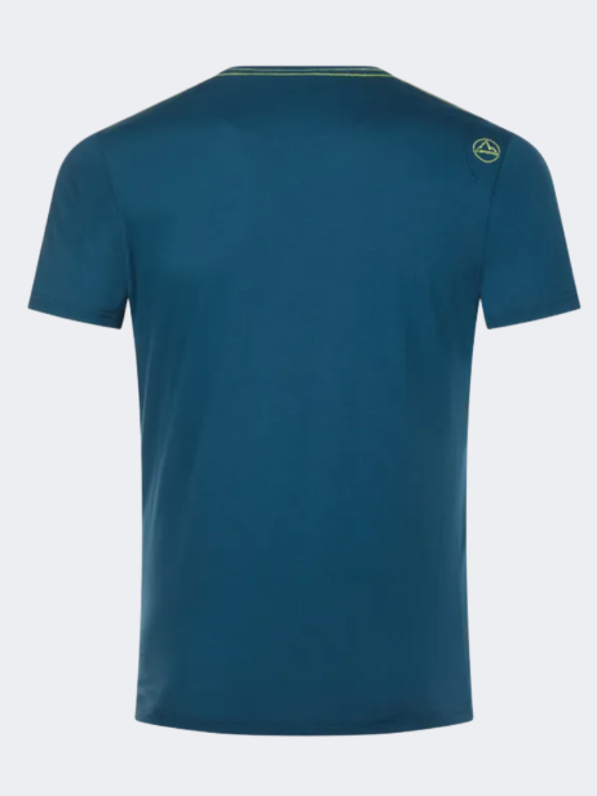 La Sportiva Cinquecento Men Climbg T-Shirt Storm Blue/Lime