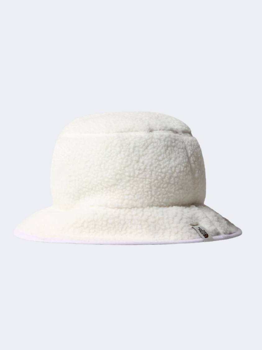 North face bucket store hat white