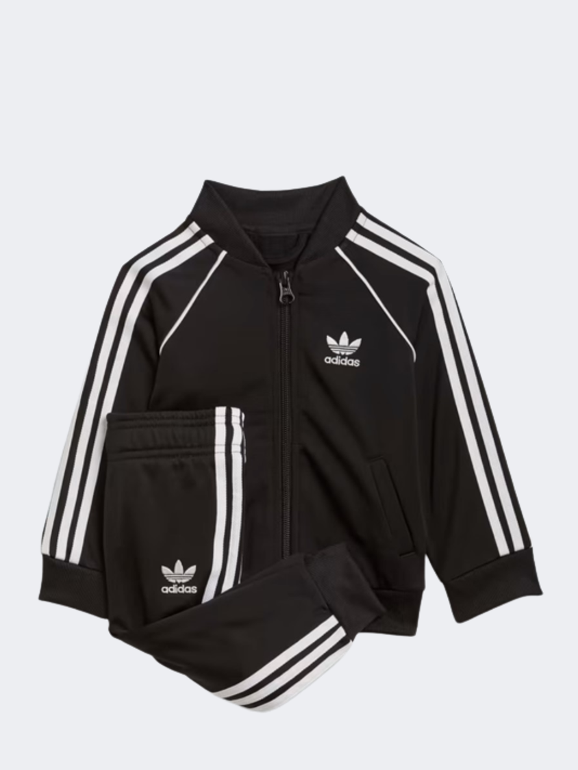 Adidas Baby-Boys Original Suit Black/White