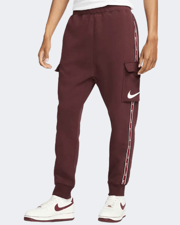 Nike Sportswear Repeat Men Lifestyle Pant Burgundy Dx2030 652