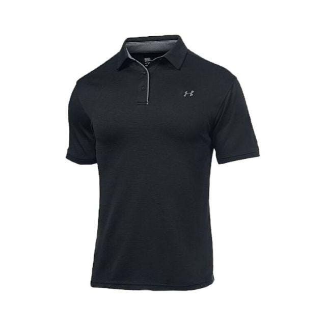 Under Armour Tech Polo Men Golf Polo Short Sleeve Black