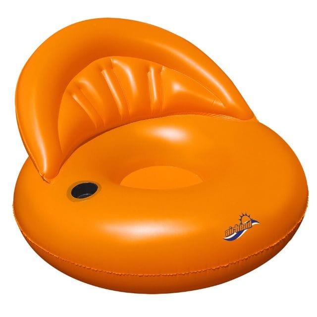 Orange inflatable chair new arrivals