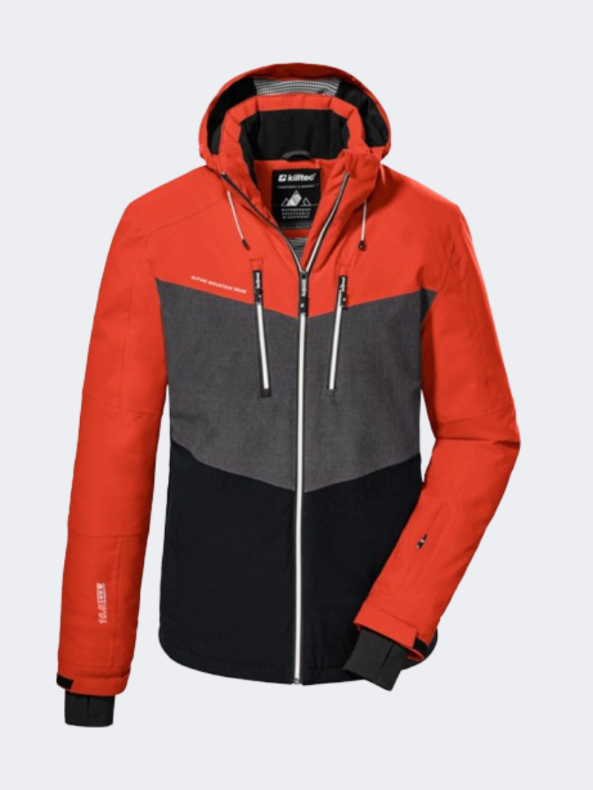Men Skiing MikeSport Lebanon Orange/Anthracite Killtec – Jacket 45 Ksw
