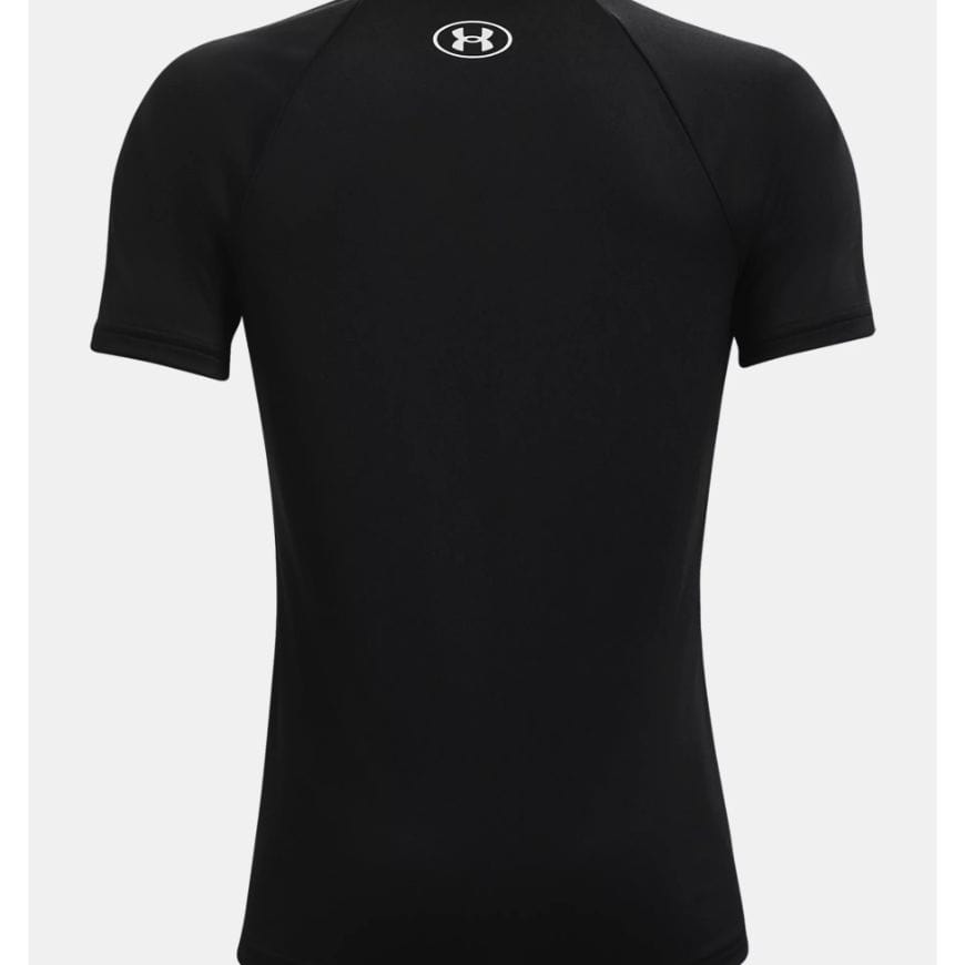 Under Armour Tech Big Logo Boys Training T-Shirt Black/White