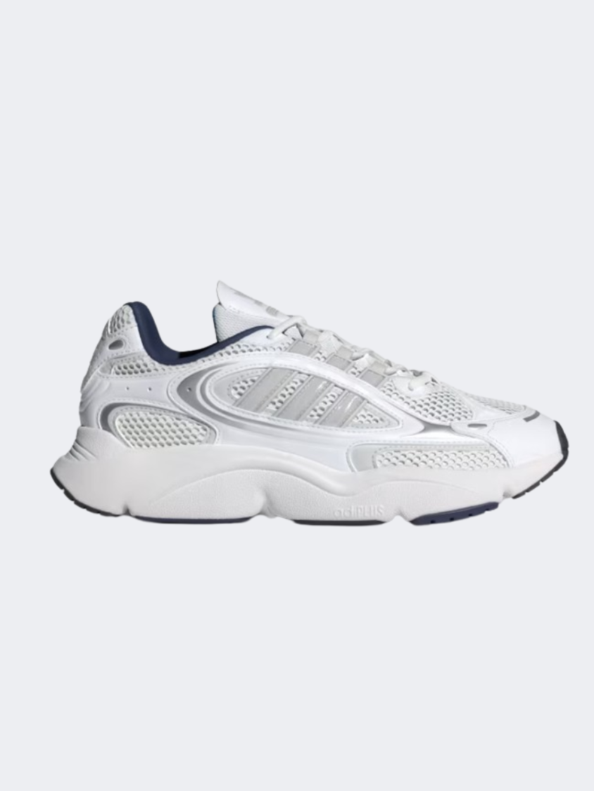 Adidas Ozmillen Men Original Shoes White/Grey/Blue – MikeSport Lebanon