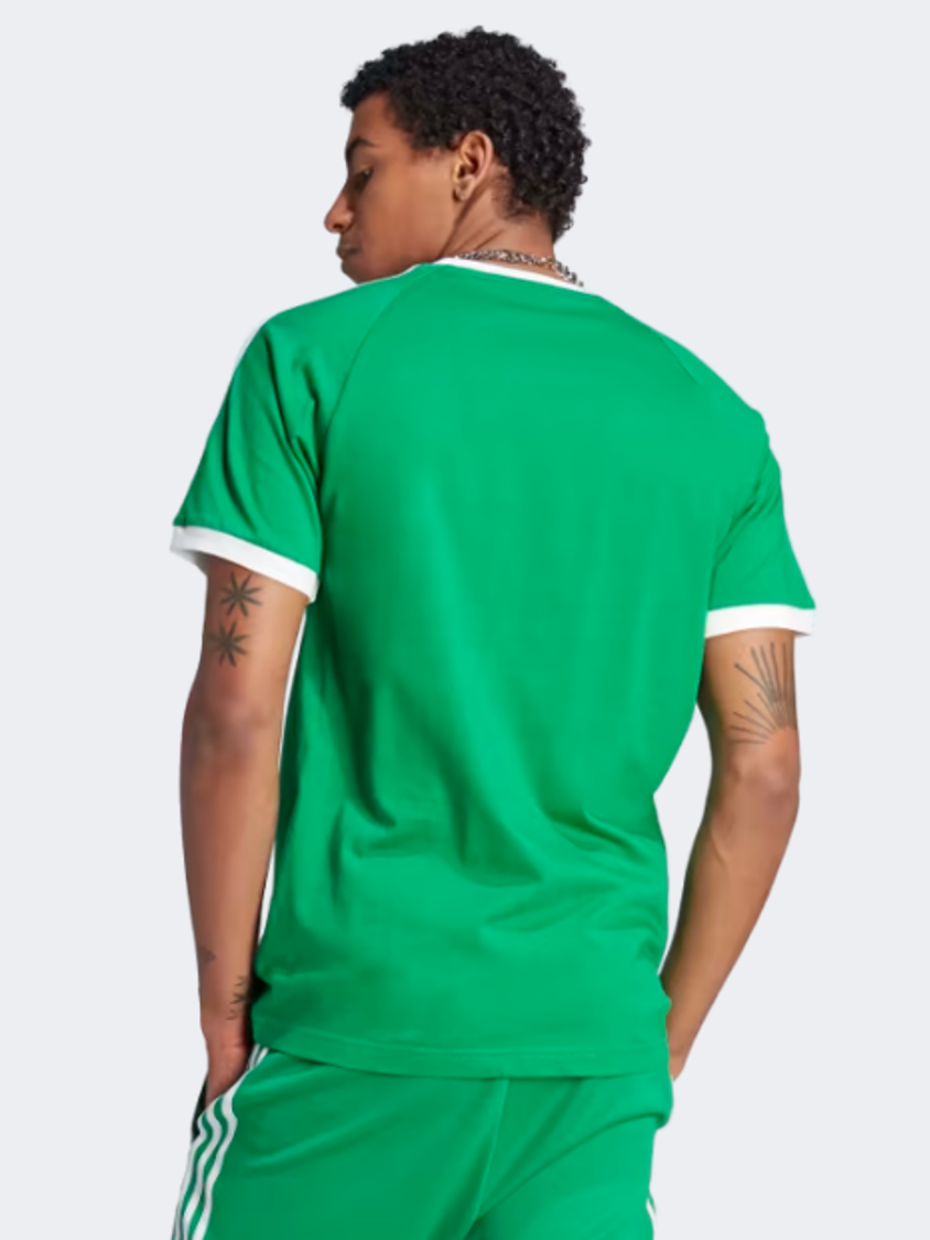 Adidas Adicolor Classics 3-Stripes Men Original T-Shirt Green/White