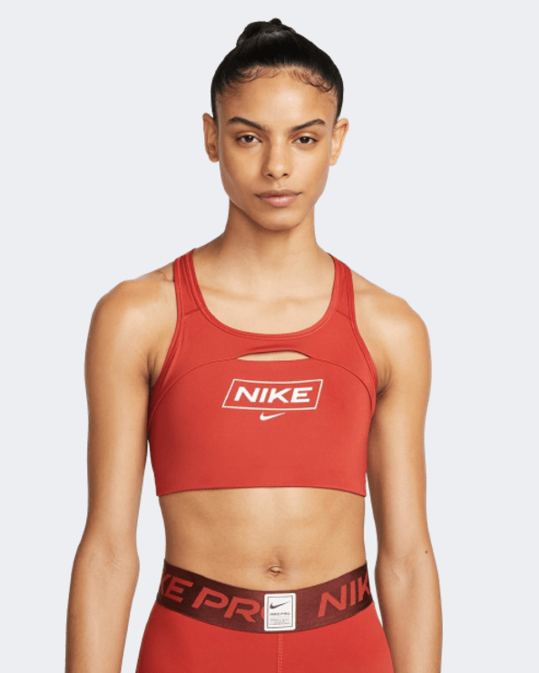 Women’s Nike Pro Dri-Fit Sports Bra Red, Size Small
