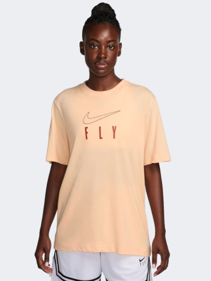 Peach nike shop t shirt