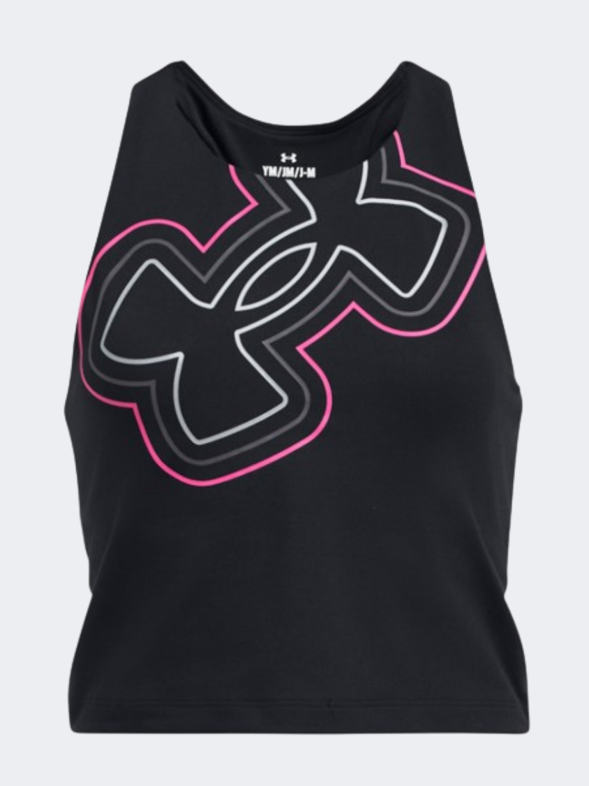 Under Armour Motion Branded Girls Training Tank Black/Pink – MikeSport  Lebanon