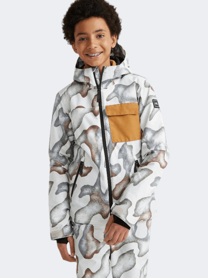 Boys camo 2025 ski jacket