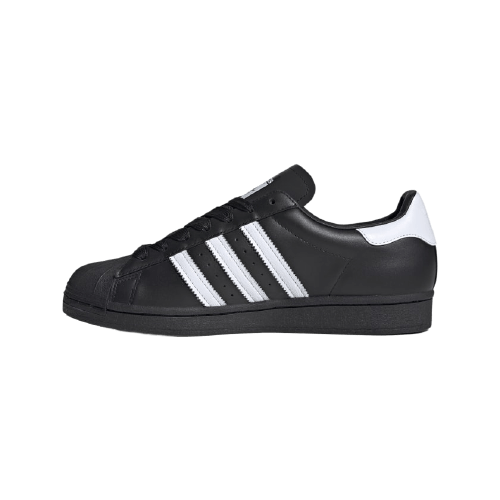 Superstar black shop white original