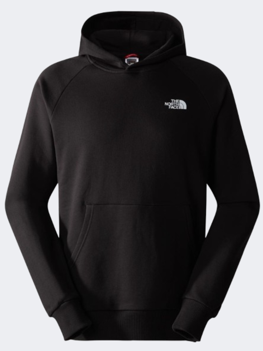 The north face hot sale raglan red box hoodie