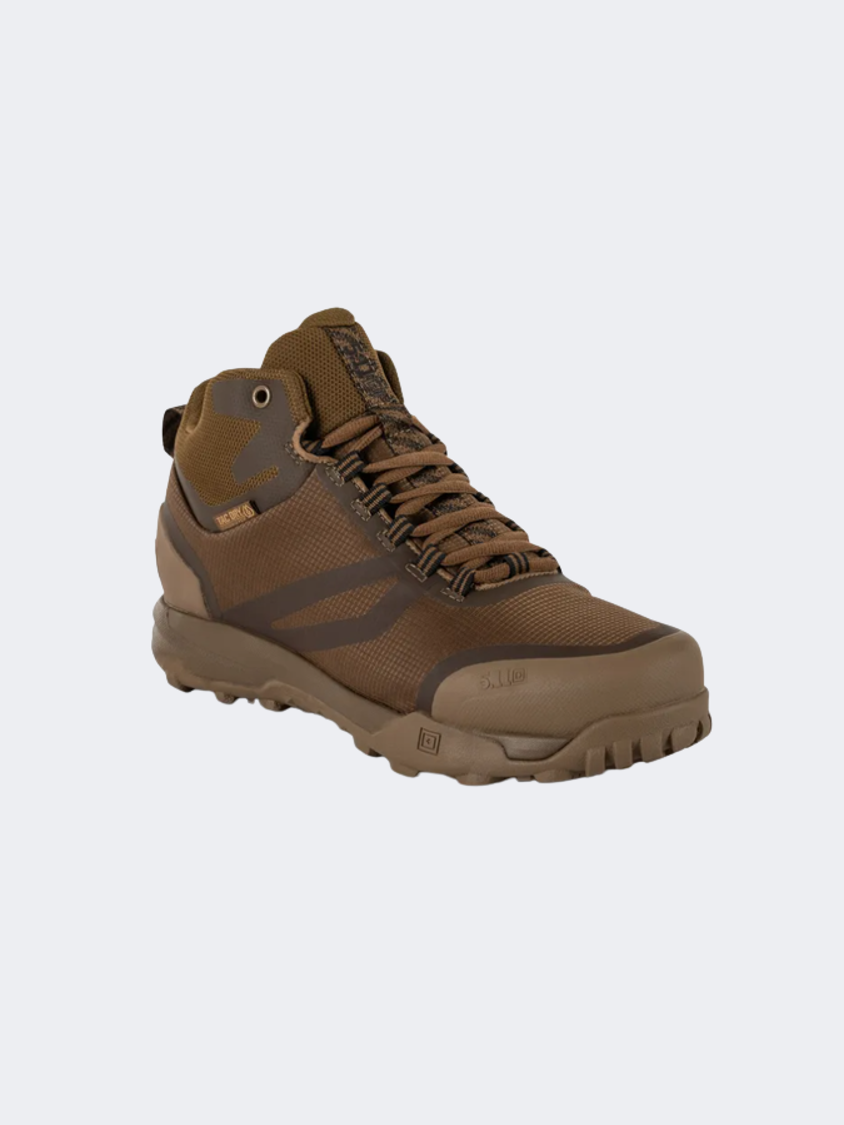 5-11 Brand A/T™ Mid Waterproof Men Tactical Shoes Dark Coyote