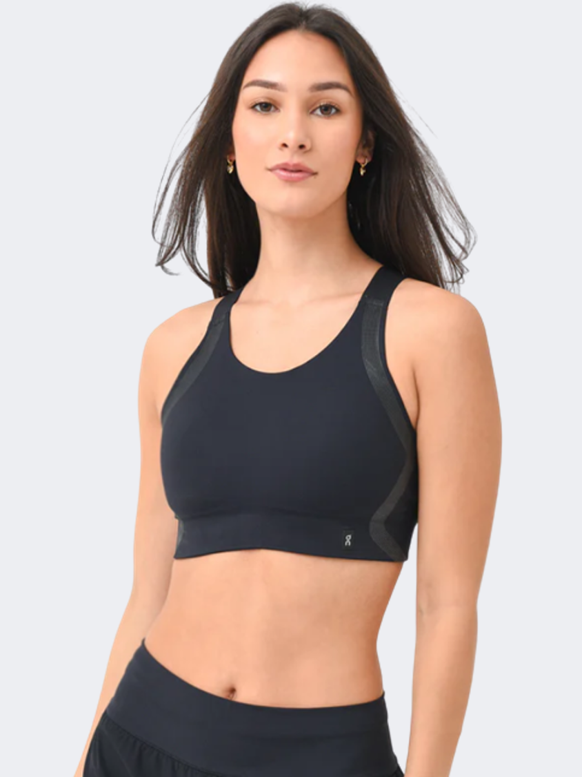 On Running Performance Womens Sports Bra - Black