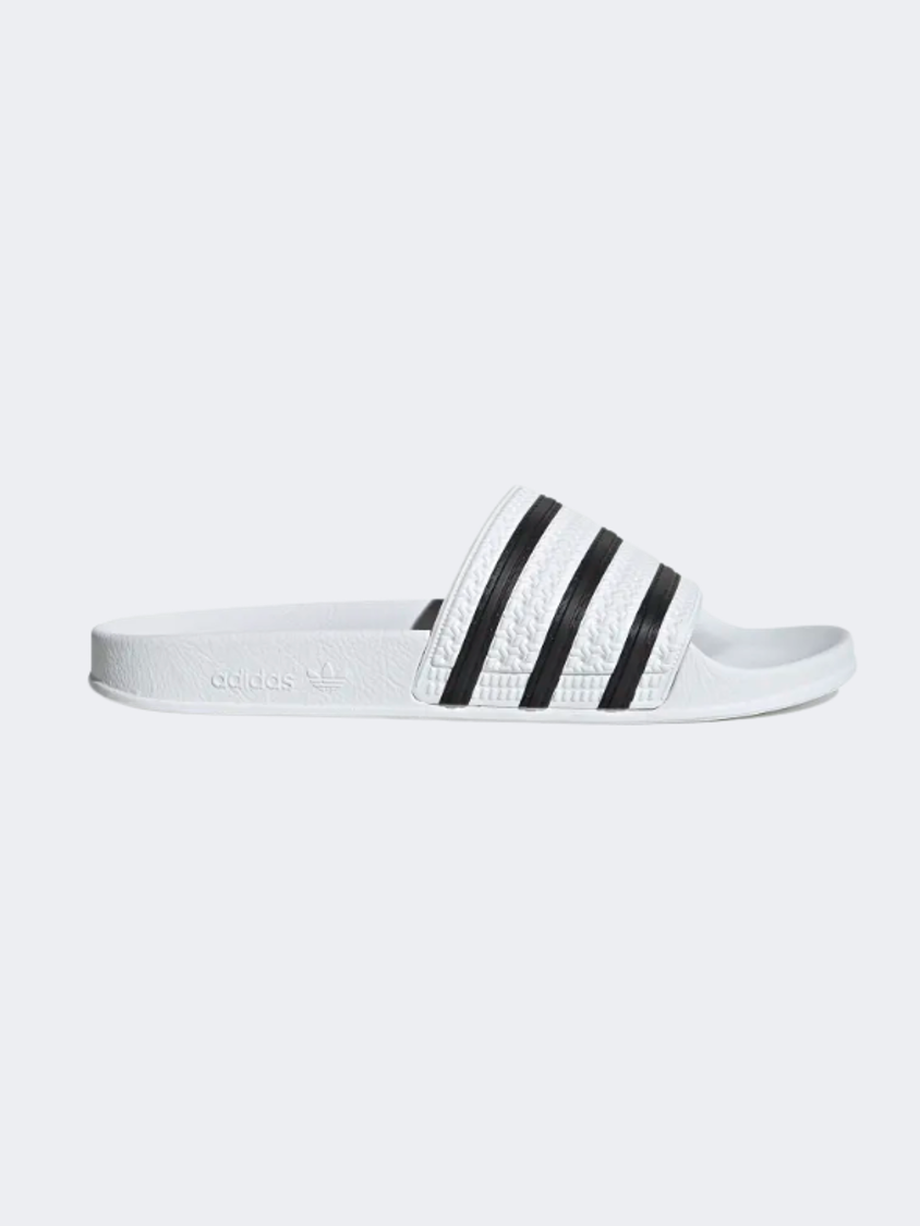 Adidas Adilette Men Originals Slippers White Black MikeSport Lebanon